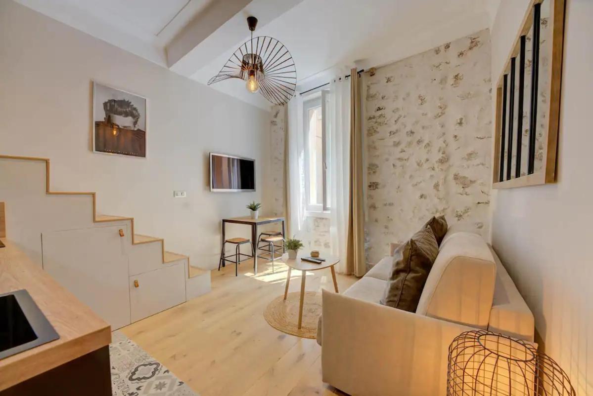 Duplex Studio Apt Mezzanine Near Shops & Cafes Antibes Exterior foto